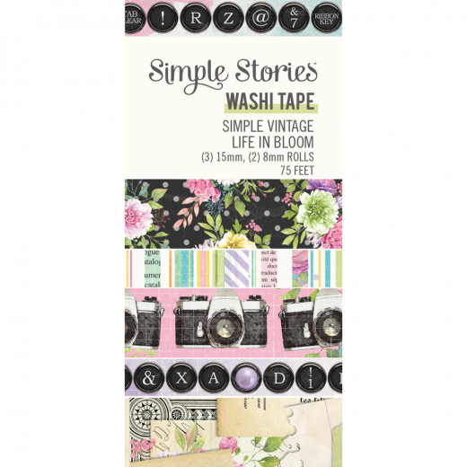 Simple Stories Washi Tape - Simple Vintage Life in Bloom