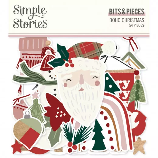 Bits & Pieces Die-Cuts - Boho Christmas