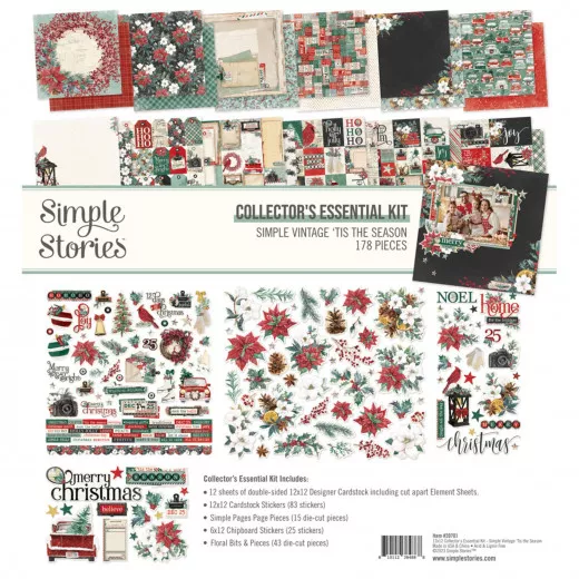 Simple Vintage Tis The Season - 12x12 Collectors Essential Kit