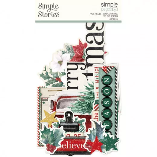 Simple Pages Pieces - Simple Vintage - Tis The Season