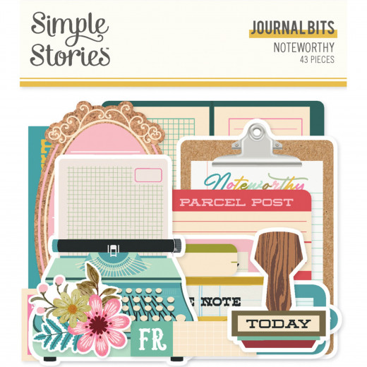 Journal Bits & Pieces Die-Cuts - Noteworthy