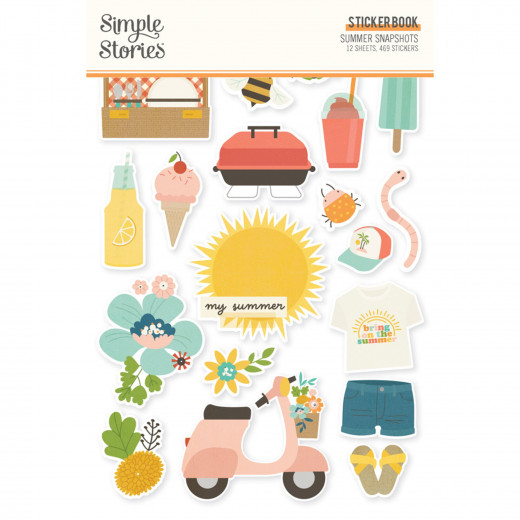 Simple Stories Sticker Book - Summer Snapshots