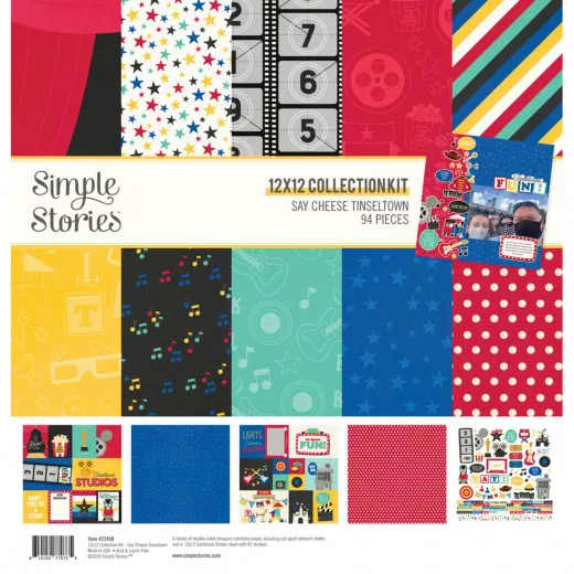 Simple Vintage - Say Cheese Tinseltown - 12x12 Collection Kit