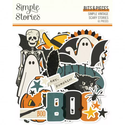 Bits & Pieces Die-Cuts - Simple Vintage - Scary Stories