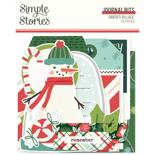 Journal Bits & Pieces Die-Cuts - Santas Village