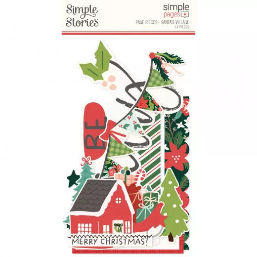 Simple Pages - Page Pieces - Santas Village