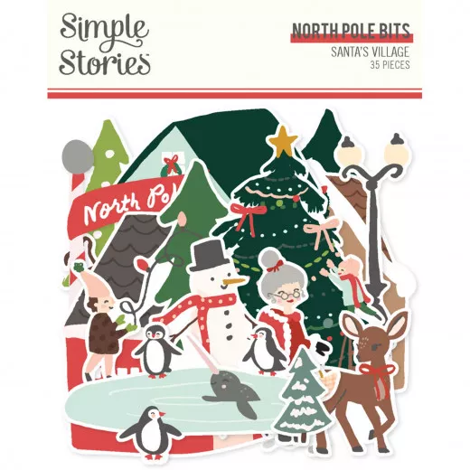 Bits & Pieces Die-Cuts - Santas Village - North Pole