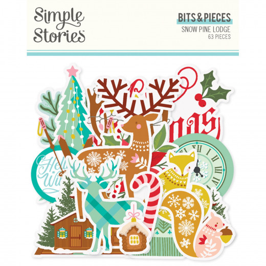 Bits & Pieces Die-Cuts - Snow Pine Lodge