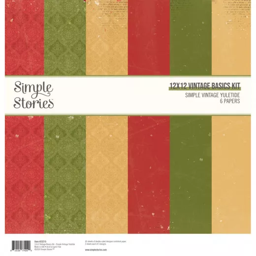 Simple Vintage - Yuletide - 12x12 Vintage Basics Kit