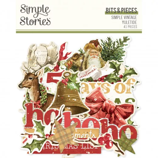 Bits & Pieces Die-Cuts - Simple Vintage - Yuletide