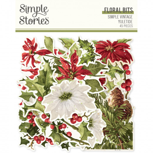 Floral Bits & Pieces Die-Cuts - Simple Vintage - Yuletide