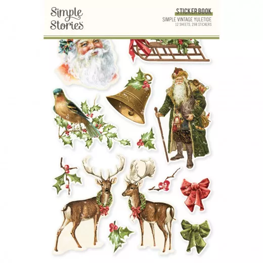 Simple Stories Sticker Book - Simple Vintage - Yuletide