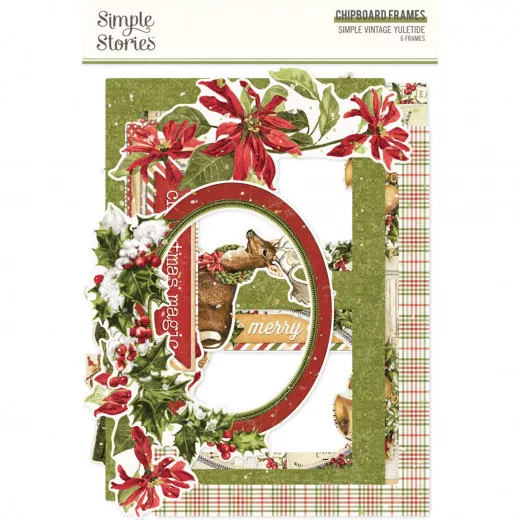 Chipboard Frames - Simple Vintage - Yuletide