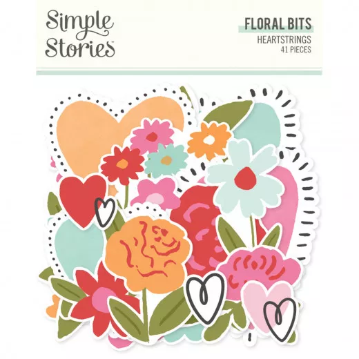 Floral Bits & Pieces Die-Cuts - Heartstrings