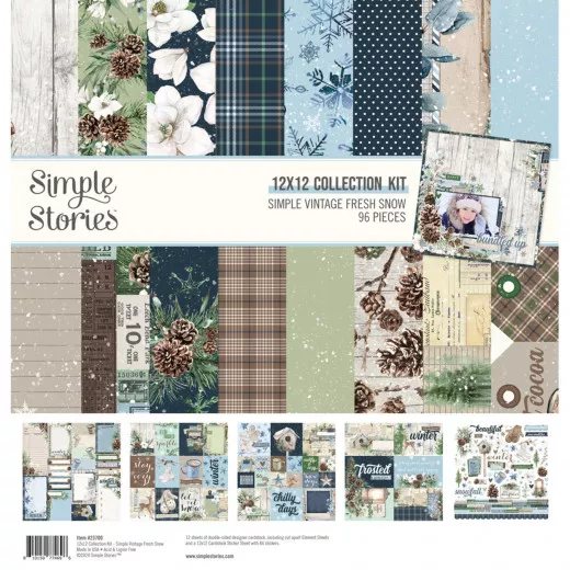 Simple Vintage - Fresh Snow - 12x12 Collection Kit