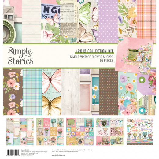 Simple Vintage - Flower Shoppe - 12x12 Collection Kit