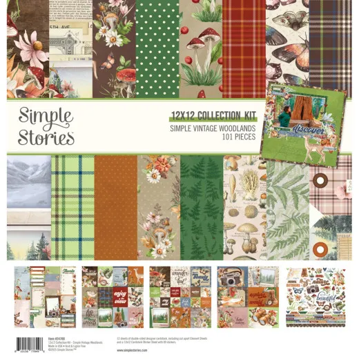 Simple Vintage - Woodlands - 12x12 Collection Kit