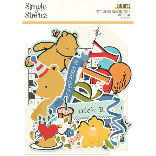 Big Bits & Pieces Die-Cuts - Say Cheese Classic Pooh Birthday