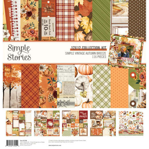 Simple Vintage - Autumn Breeze - 12x12 Collection Kit