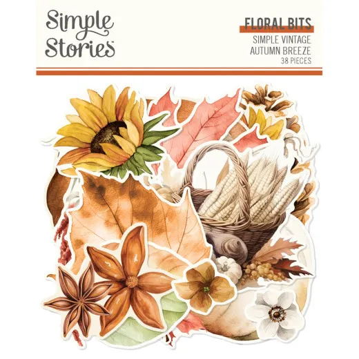 Floral Bits & Pieces Die-Cuts - Simple Vintage - Autumn Breeze