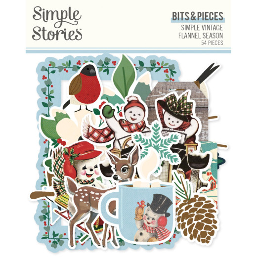 Simple Vintage - Flannel Season - Bits & Pieces Die-Cuts