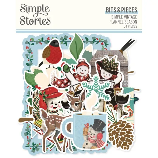 Simple Vintage - Flannel Season - Bits & Pieces Die-Cuts