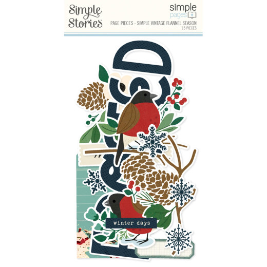 Simple Pages - Page Pieces - Simple Vintage - Flannel Season