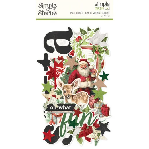 Simple Pages - Page Pieces - Simple Vintage - Believe Simple