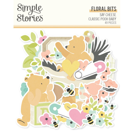 Floral Bits & Pieces Die-Cuts - Say Cheese Classic Pooh Baby