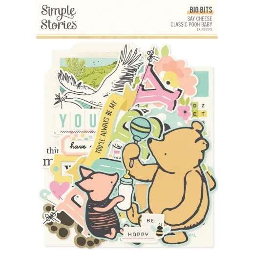 Big Bits & Pieces Die-Cuts - Say Cheese Classic Pooh Baby