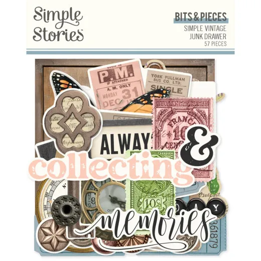 Simple Vintage - Junk Drawer - Bits & Pieces Die-Cuts