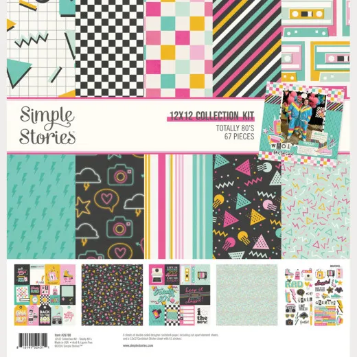 Totally 80's - 12x12 Collection Kit