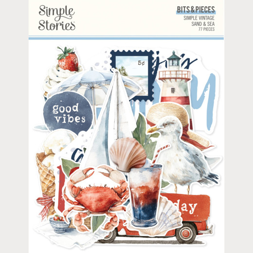 Simple Vintage Sand & Sea - Bits & Pieces Die-Cuts