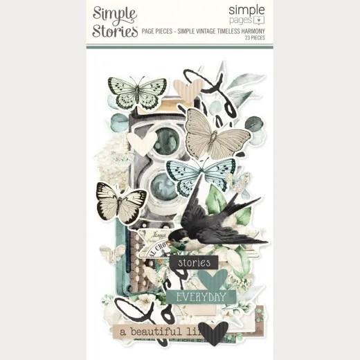 Simple Pages - Page Pieces - Simple Vintage Timeless Harmony