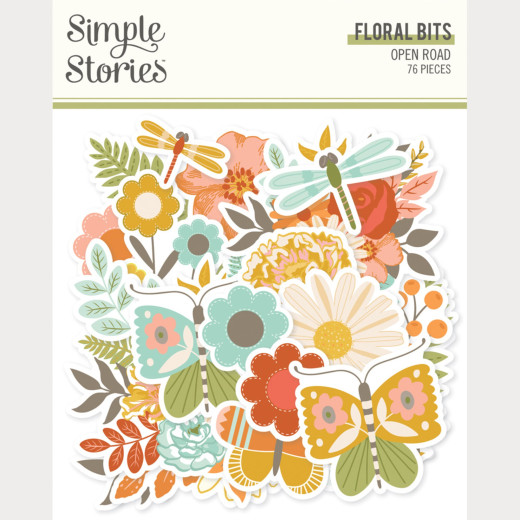 Floral Bits & Pieces Die-Cuts - Open Road