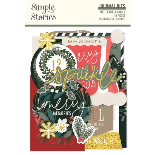 Journal Bits & Pieces Die-Cuts - Mistletoe & Holly