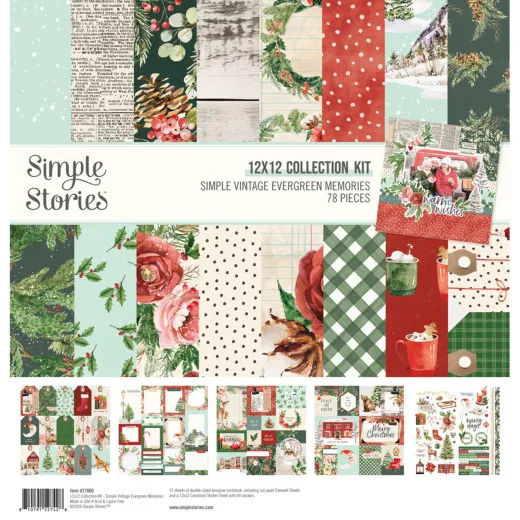 Simple Vintage - Evergreen Memories - 12x12 Collection Kit