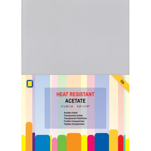 JeJe Transparant Sheets heat resistant A4
