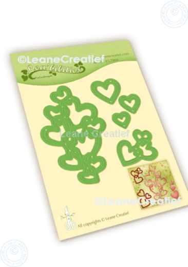 Lea bilitie Präge Schneideschablone - Herzverzierungen