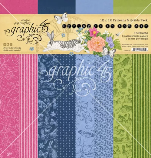 Spring is in the Air - 12x12 Patterns & Solids Pack