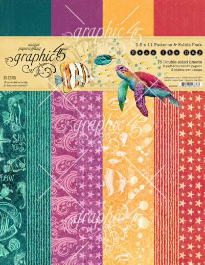 Seas the Day - 8,5x11 Patterns & Solids Pack