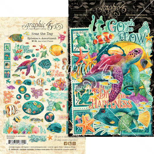 Seas the Day - Ephemera Die-Cut Assortment