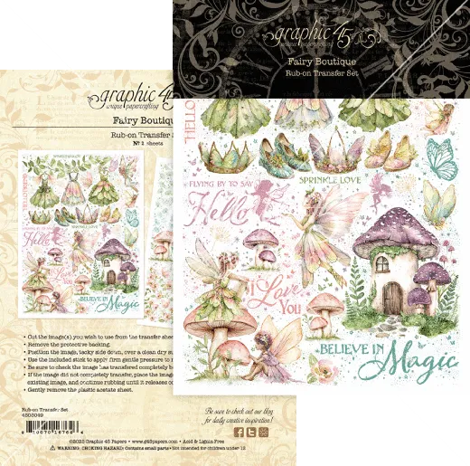 Rub-On Transfer - Fairy Boutique