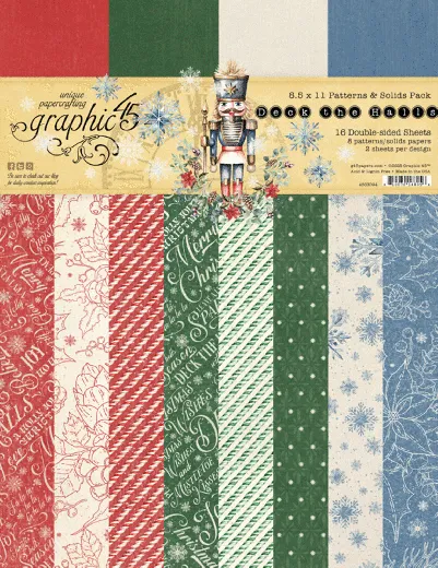 Deck the Halls - 8,5x11 Patterns & Solids Pack