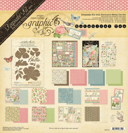 Botanical Tea - Keepsake Kit with Exclusive Metal Die