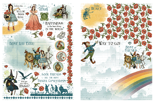 Rub-On Transfer - Wonder of Oz