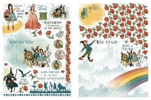 Rub-On Transfer - Wonder of Oz