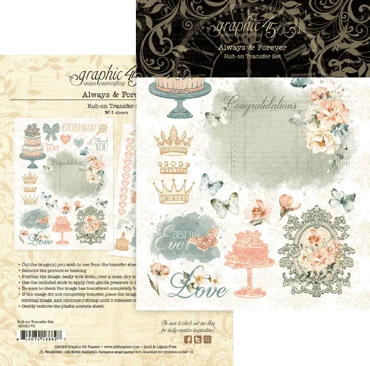 Rub-On Transfer - Always & Forever