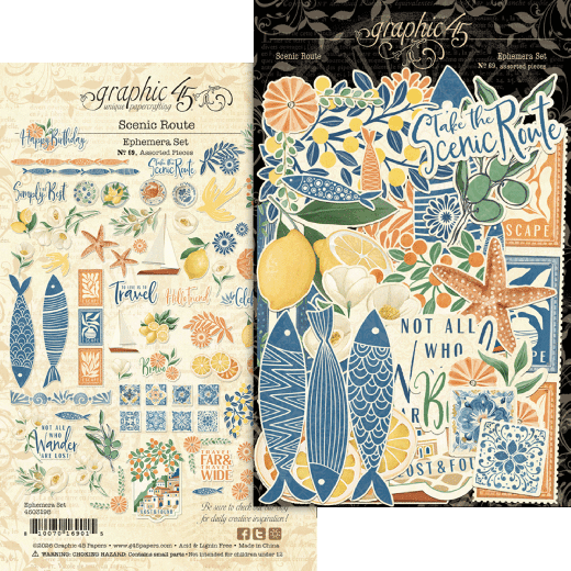 Scenic Route - Ephemera Die-Cut Assortment