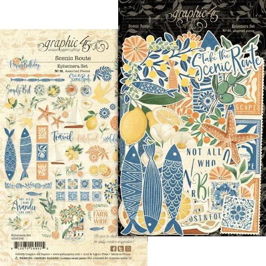 Scenic Route - Ephemera Die-Cut Assortment